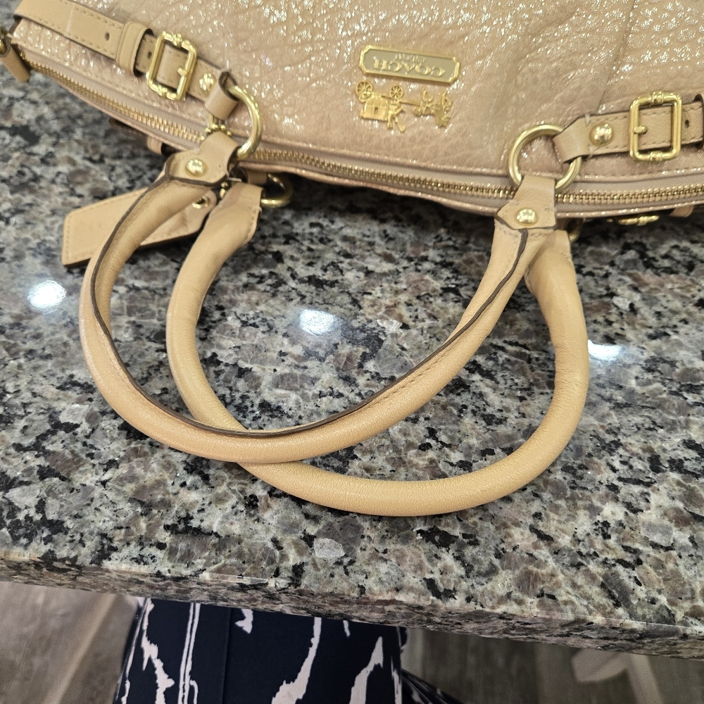 Coach 1941 Beige Madison Sophia Satchel Y2K - Picture 12 of 16